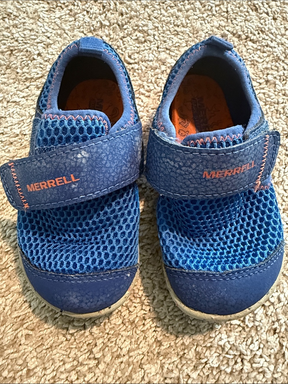 Merrell Kids Blue Mesh Velcro Water Shoes